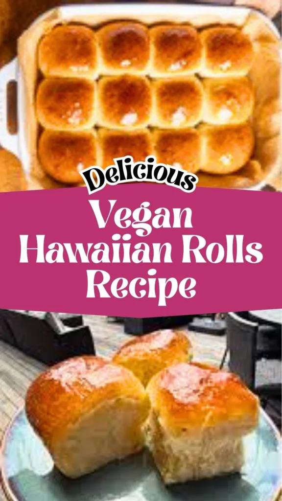 Easy Vegan Hawaiian Rolls