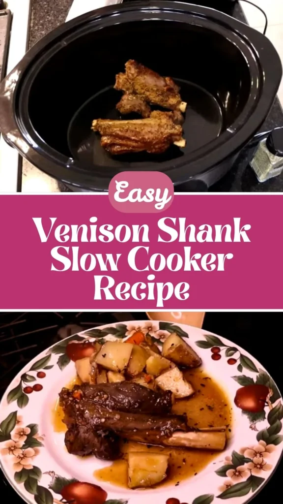 Easy Venison Shank Slow Cooker