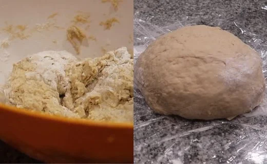 Knead the dough