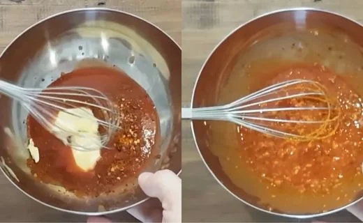 Whisk thoroughly