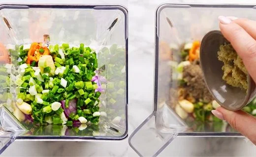 Add everything to the blender