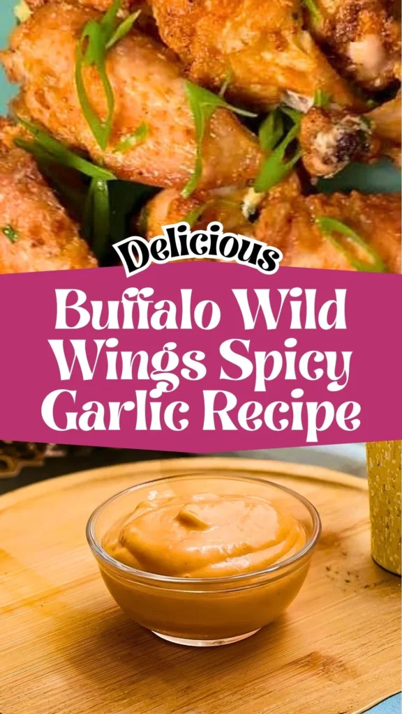 Buffalo Wild Wings Spicy Garlic