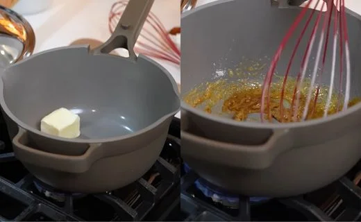 Build the Roux for the Cheese Sauce