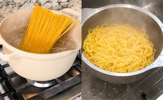 Cook the pasta