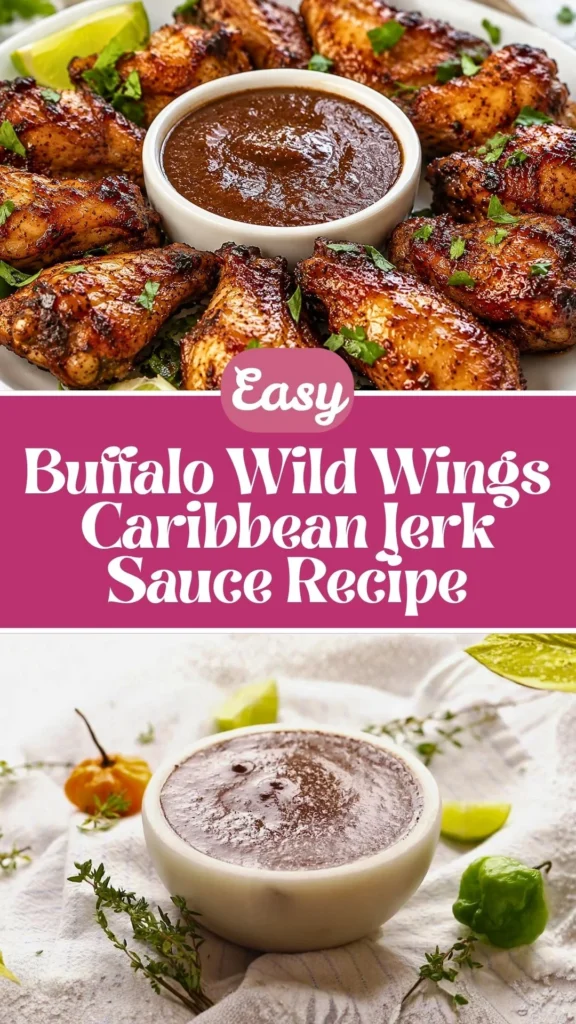 Easy Buffalo Wild Wings Caribbean Jerk Sauce
