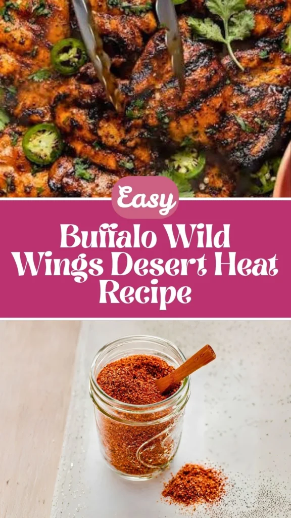 Easy Buffalo Wild Wings Desert Heat