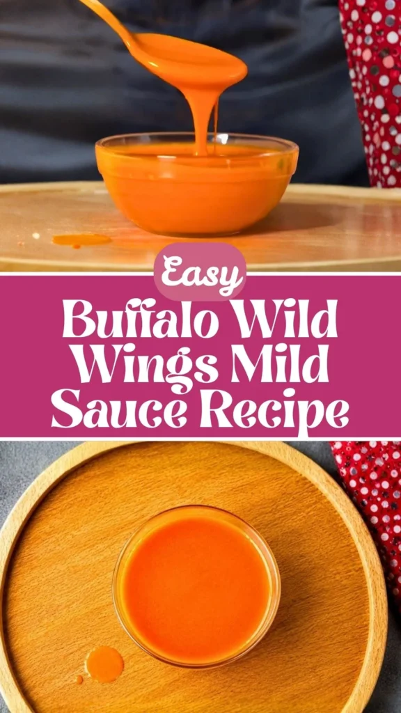 Easy Buffalo Wild Wings Mild Sauce