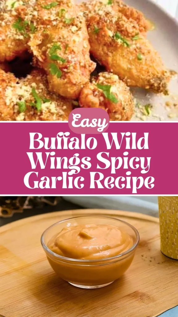 Easy Buffalo Wild Wings Spicy Garlic