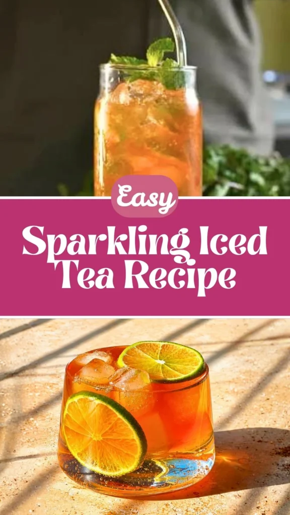 Easy Sparkling Iced Tea