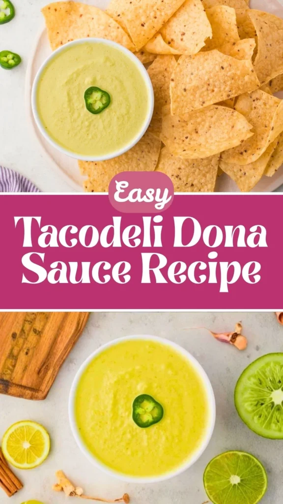 Easy Tacodeli Dona Sauce