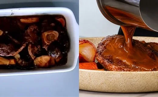 Finish the sauce