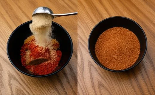 Mix the seasoning