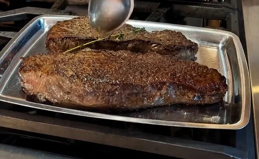 Rest the steaks
