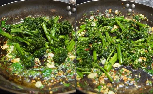 Sauté and season