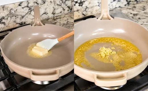 Sauté the garlic