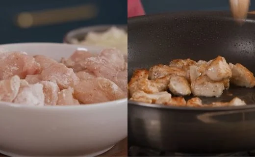 Sear the chicken